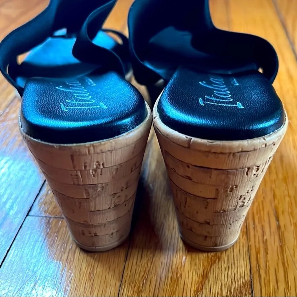 Italiana Wedge Slip on Sandal’s